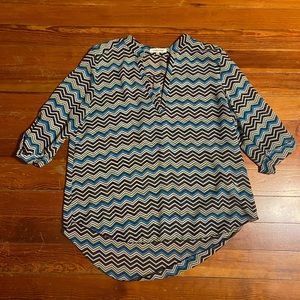 Womens chevron blouse